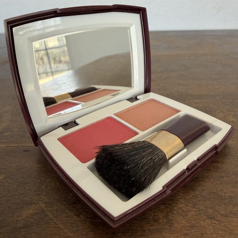 VTG Elizabeth Arden Powder Perfection For Cheeks Stormy Blush/Highlighter Dual